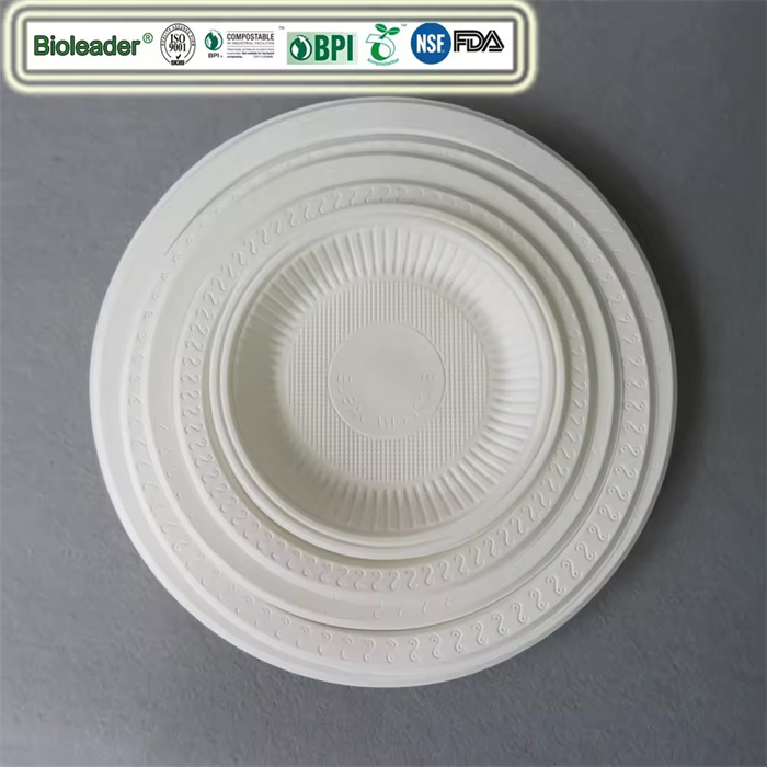 Biodegradable Corn Starch Round Plates  from disposablesInc.com. Import  disposable items from China, The best import service in China. 
